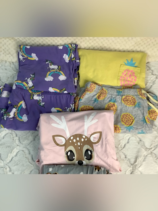 Other - Womens Pajama Bundle 3 Sets L XL Shorts and Pants one NWT Included